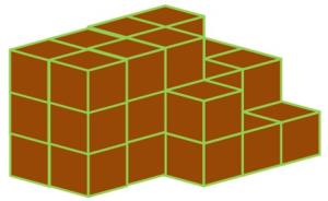 ¿Puedes encontrar cuántos cubos hay?