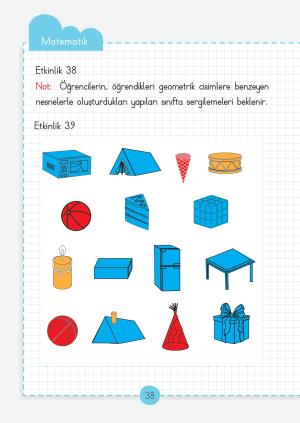 Fascículos de actividades de la lección de matemáticas de primer grado