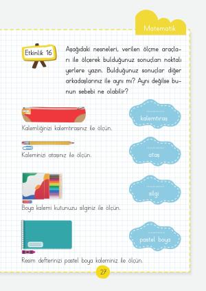 Fascículos de actividades de la lección de matemáticas de primer grado