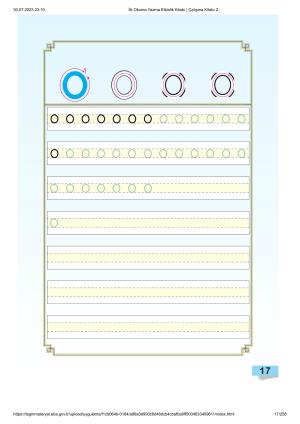 Cuaderno de ejercicios de primer grado de lectura y escritura 1-2-3. Libro MEB PDF