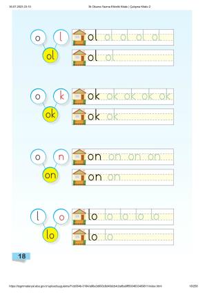 Cuaderno de ejercicios de primer grado de lectura y escritura 1-2-3. Libro MEB PDF