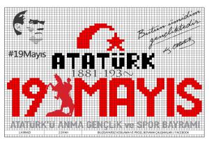 19 May Atatürk Pixel Painting Event