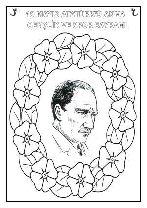 Atatürk ve Çelenk Boyama Etkinlikleri