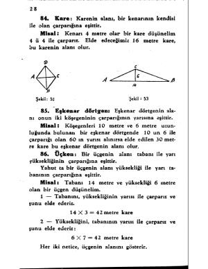 Atatürk'ün Yazdığı Geometri Kitabı