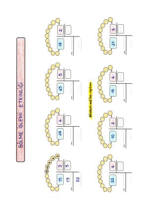 Lernaktivität der Mathematikabteilung der 2. Klasse