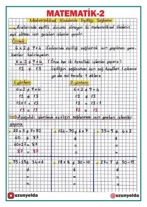 4. Sınıf 17. Hafta Etkinlikleri