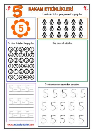 Serie de actividades numéricas preescolares-1