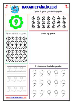 Serie de actividades numéricas preescolares-1