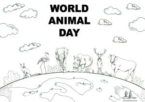 4 Ekim Dünya Hayvanlar Günü Boyama Etkinlikleri