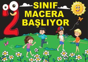 2. Sınıf Macera Başlıyor Pano Süslemeleri