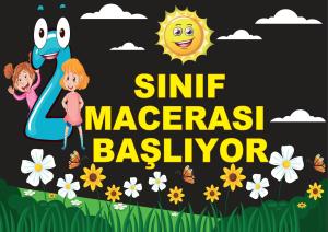 2. Sınıf Macera Başlıyor Pano Süslemeleri