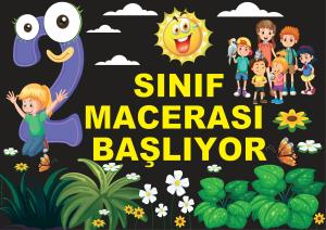 2. Sınıf Macera Başlıyor Pano Süslemeleri