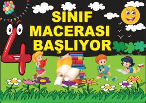 4. Sınıf Macera Başlıyor Pano Süslemeleri