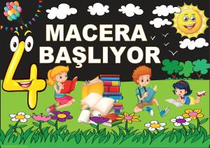 4. Sınıf Macera Başlıyor Pano Süslemeleri