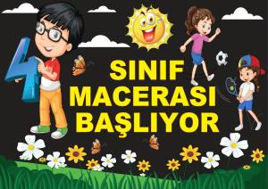 4. Sınıf Macera Başlıyor Pano Süslemeleri