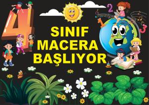 4. Sınıf Macera Başlıyor Pano Süslemeleri